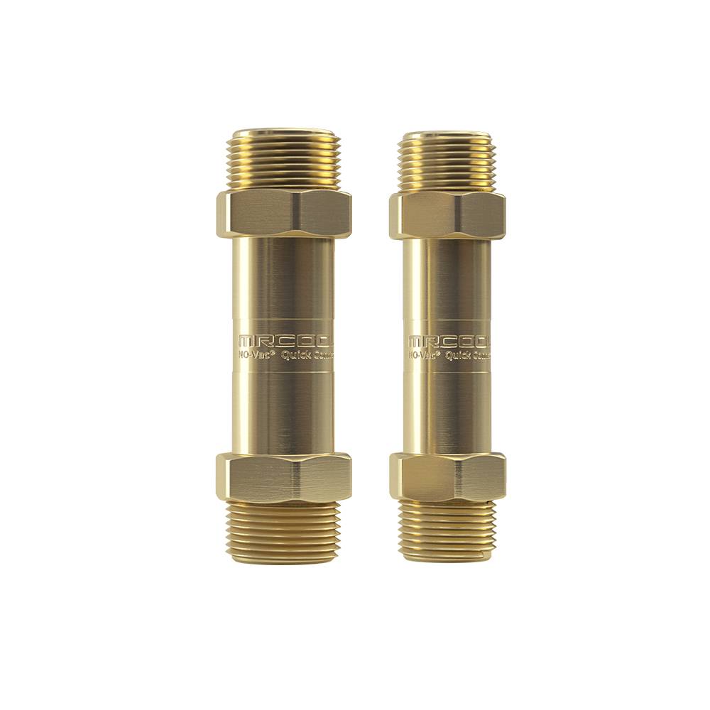 No-Vac Double Male Coupler 3/8" & 3/4"