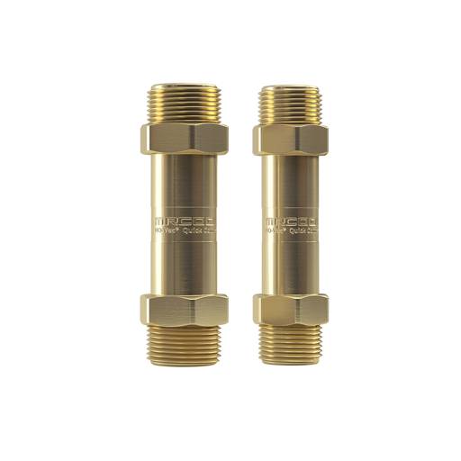 No-Vac Double Male Coupler 3/8" & 3/4"